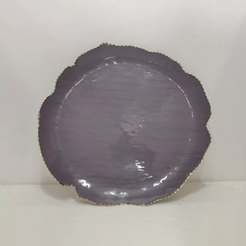 Weva Timeless Metal Plate - Large - Purple - Weva