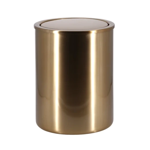 Weva Elagnaza Flip Top Trash Can - 8L - Bronze Weva Elagnaza Flip Top Trash Can - 8L - Bronze