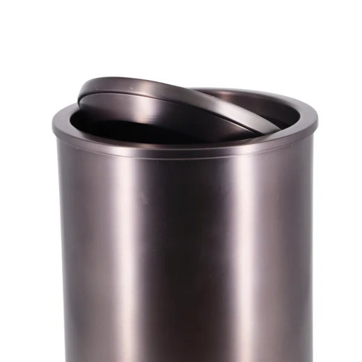 Weva Elagnaza Flip Top Trash Can - 8L - Grey - Weva - Image 2