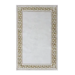 Nova Home Hopy Cotton Bath Rug - 60x100 Cm - Gold