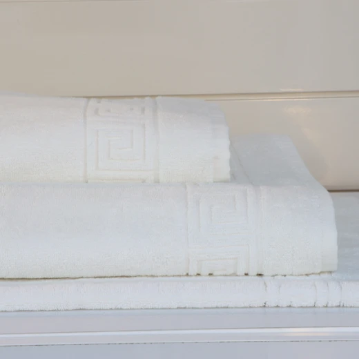 Nova Home Resort Jacquard Towel - 100% Cotton - 100x150 Cm - White - Nova Home - Image 5