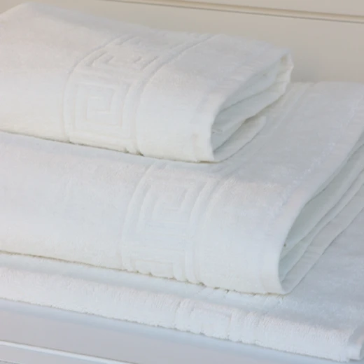 Nova Home Resort Jacquard Towel - 100% Cotton - 100x150 Cm - White - Nova Home - Image 4