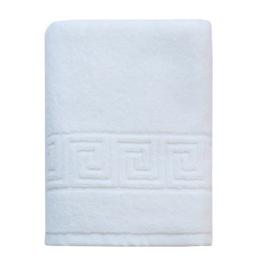 Nova Home Resort Jacquard Towel - 100% Cotton - 100x150 Cm - White - Nova Home - Image 2