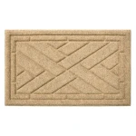 Nova Home Tangle Outdoor Mat W & Rubber Backing - 45x75 cm - Brown - Nova Home