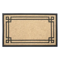 نوفا هوم Screen دعاسة مدخل بخلفية مطاط - 45x75 سم - بني