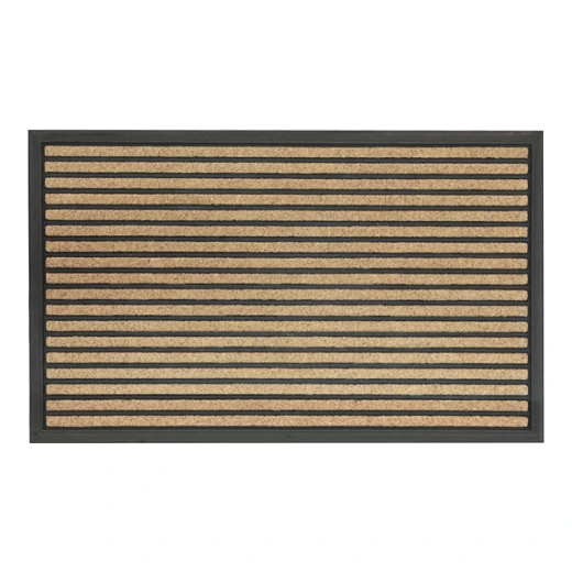 Nova Home Lini Outdoor Mat W & Rubber Backing - 45x75 cm - Brown Nova Home Lini Outdoor Mat W & Rubber Backing - 45x75 cm - Brown