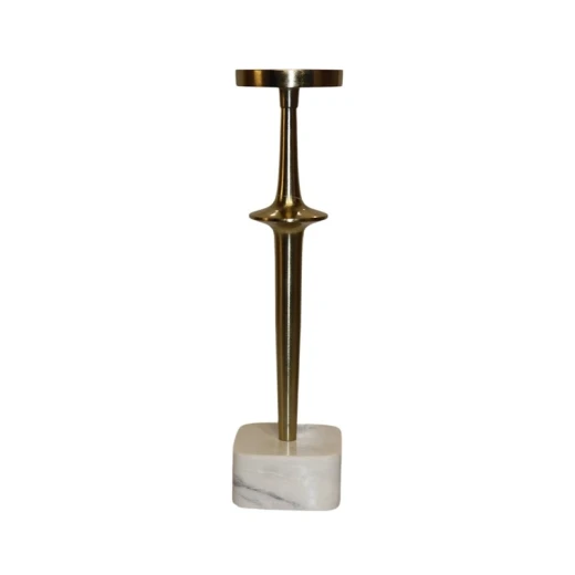 Weva Small White & Gold Candle Holder Flamelet - Weva - Image 2
