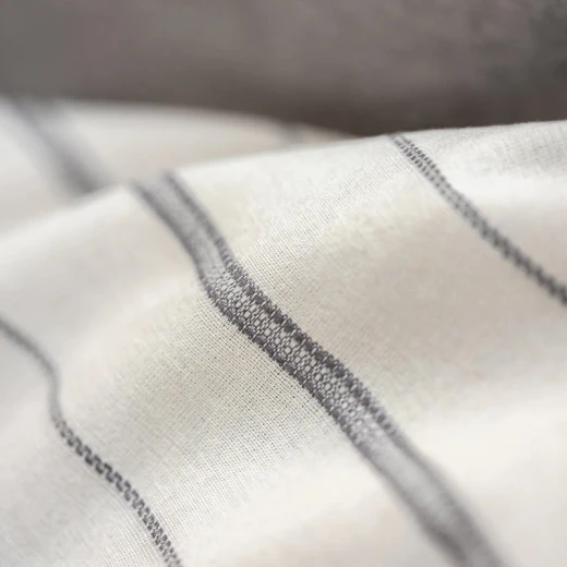 Nova Home Unus Yarn Dyed Duvet Cover Set -Poly Cotton - Single &Twin - 3 Pcs - Grey - Nova Home - Image 4