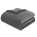 Nova Home Cozy Warm Velvet Blush Flannel Comforter -King/Super King- Grey - Nova Home