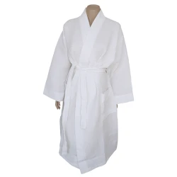 Weva Ethereal Bath Robe - 100% Cotton - XL - White