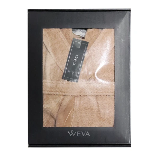 Weva Aurora Bath Robe - 100% Cotton - M - Pink - Weva - Image 2