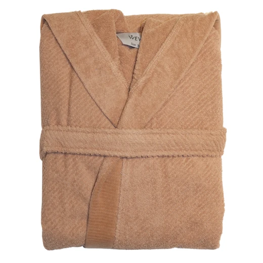 Weva Aurora Bath Robe - 100% Cotton - M - Pink - Weva - Image 4