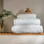 Nova Home Egyptian Towel - 100% Cotton - 70x140 Cm - Offwhite - Nova Home