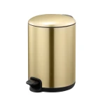 Weva Stella Waste Pedal Bin - 5 Liter - Gold - Weva
