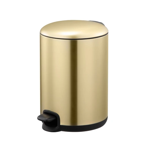 Weva Stella Waste Pedal Bin - 5 Liter - Gold Weva Stella Waste Pedal Bin - 5 Liter - Gold