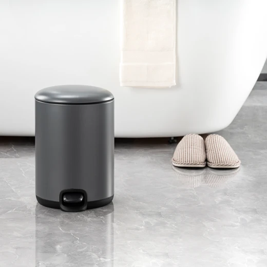 Weva Stella Waste Pedal Bin - 5 Liter - Grey - Weva - Image 3