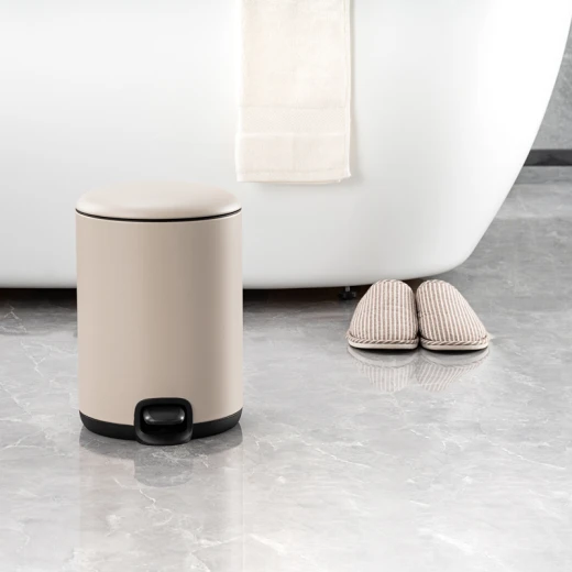 Weva Stella Waste Pedal Bin - 5 Liter - Beige - Weva - Image 3