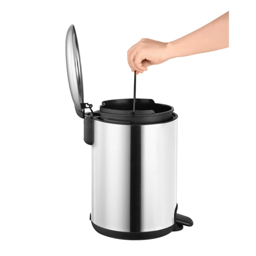 Weva Stella Waste Pedal Bin - 5 Liter - Tungsten Steel - Weva - Image 12