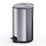 Weva Stella Waste Pedal Bin - 20 Liter - Steel Mat - Weva