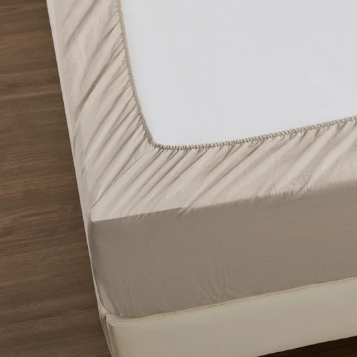 Nova Home Aurelia Pre Washed Summer Bed Spread Set - Twin - 4 Pcs - Beige - Nova Home - Image 5