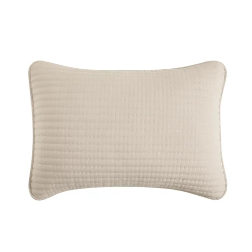 Nova Home Aurelia Pre Washed Summer Bed Spread Set - Twin - 4 Pcs - Beige - Nova Home - Image 3