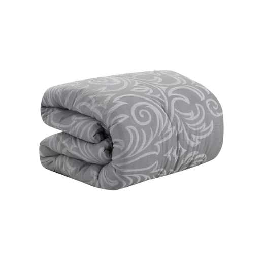 Nova Home Clark Jacquard Comforter Set - King & Super King - 7 Pcs - Grey - Nova Home - Image 6