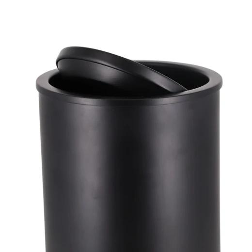 Weva Elagnaza Flip Top Trash Can - 8L - Black - Weva - Image 2