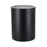 Weva Elagnaza Flip Top Trash Can - 8L - Black - Weva