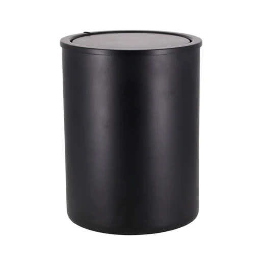 Weva Elagnaza Flip Top Trash Can - 8L - Black Weva Elagnaza Flip Top Trash Can - 8L - Black