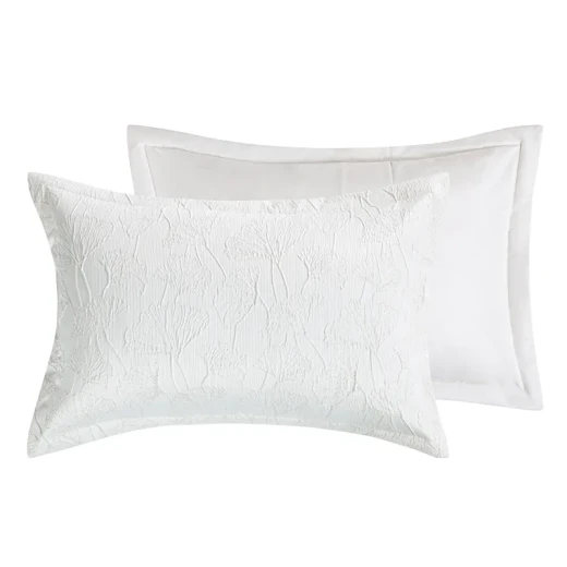 Nova Home Bibisara Jacquard Comforter Set - King & Super King - 7 Pcs - Ivory - Nova Home - Image 6