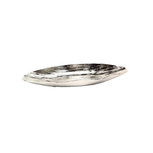 Weva Ripple Decorative Tray - Medium - Nickel - Weva - Image 2