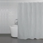 ويفا ستارة حمام "Storm" مضادة للماء - 180x200 سم - رمادي - ويفا