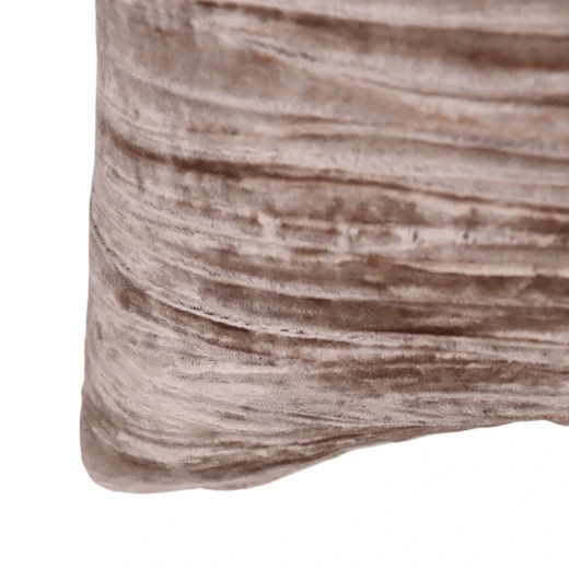 نوفا هوم Drift غطاء وسادة مخملي – بيج داكن – 35×50 سم - نوفا هوم - Image 2