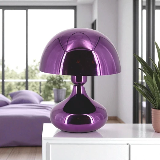 Weva Mushroom Table Lamp – 25 cm – Purple - Weva - Image 4