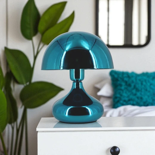 Weva Mushroom Table Lamp – 25 cm – Turquoise - Weva - Image 2