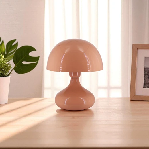 Weva Mushroom Table Lamp – 25 cm – Peach - Weva - Image 4
