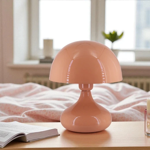 Weva Mushroom Table Lamp – 25 cm – Peach - Weva - Image 3