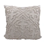 Nova Home Morada Embroidered Cushion Cover – 50x50 cm – Ivory - Nova Home