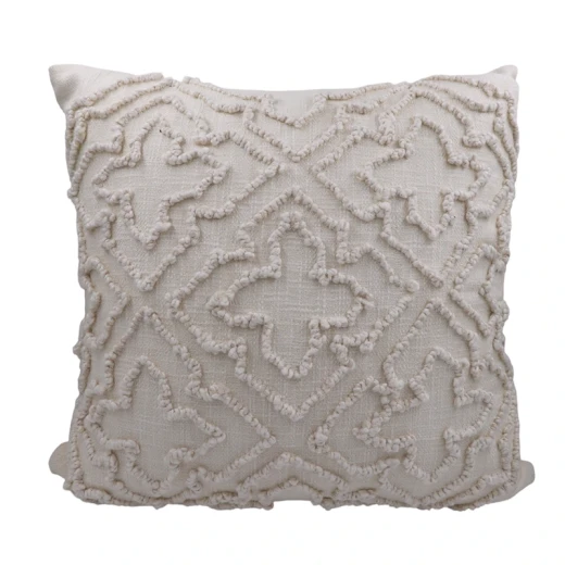 Nova Home Morada Embroidered Cushion Cover – 50x50 cm – Ivory Nova Home Morada Embroidered Cushion Cover – 50x50 cm – Ivory