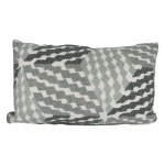 Nova Home Trek Embroidered Cushion Cover – 35x60 cm – Warm Green - Nova Home
