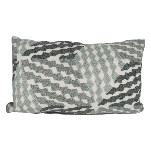 Nova Home Trek Embroidered Cushion Cover – 35x60 cm – Warm Green Nova Home Trek Embroidered Cushion Cover – 35x60 cm – Warm Green