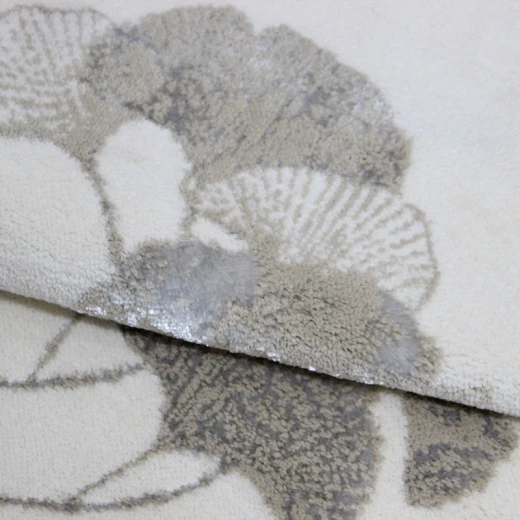 Nova Home Walen Cotton Bath Rug -70x120 Cm - Beige/Silver - Nova Home - Image 2