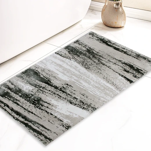 Nova Home Marian Cotton Bath Rug - 60x100 Cm - Beige/Green - Nova Home - Image 2