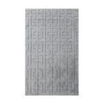 Nova Home Framework Cotton Bath Rug -70x120 Cm - Light Grey - Nova Home