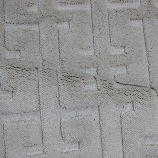 Nova Home Framework Cotton Bath Rug -70x120 Cm - Beige - Nova Home - Image 2
