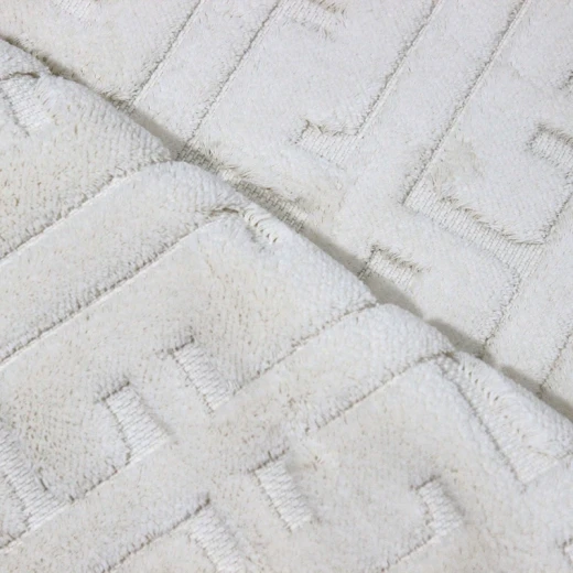 Nova Home Framework Cotton Bath Rug - 60x100 Cm - Ecru - Nova Home - Image 2