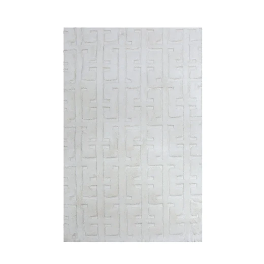 Nova Home Framework Cotton Bath Rug - 60x100 Cm - Ecru Nova Home Framework Cotton Bath Rug - 60x100 Cm - Ecru