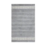 Nova Home Eres Cotton Bath Rug -70x120 Cm - Light Grey - Nova Home