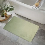نوفا هوم "Cushira" أرضية حمام ميموري فوم مانعة للانزلاق - 50x80 سم - أخضر - نوفا هوم