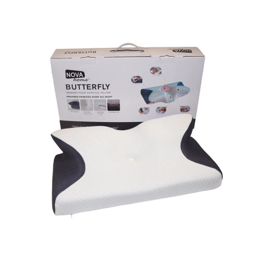 نوفا هوم "Butterfly" مخدة ميموري فوم لدعم الرقبة - نوفا هوم - Image 4